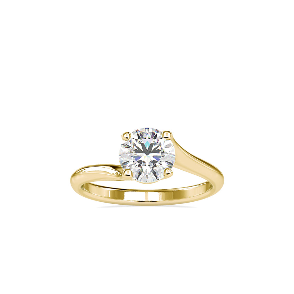 Heart Journey Solitaire Ring